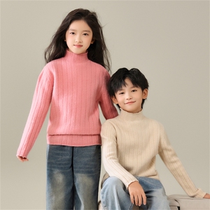 2025秋冬新款女羊绒衫100%纯羊绒高领简约套衫纯色简约羊绒打底衫图片