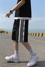 2021夏季主推港风休闲短裤男五分短裤海边外景图DS-C407-DK04-P30，男装休闲裤，电商C323-1