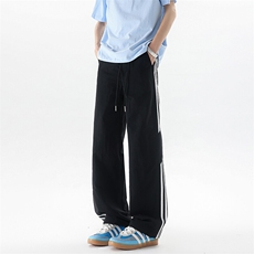 高个子加长男裤子夏季冰丝薄款休闲裤190cm115条纹运动裤KZ048P50，男装休闲裤，电商B312
