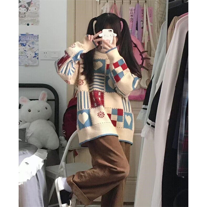 秋冬毛衣女韩系温柔慵懒风冬季日系复古小个子针织衫外套MA73,男装针织衫/毛衣,星座1116A（原606A-3）