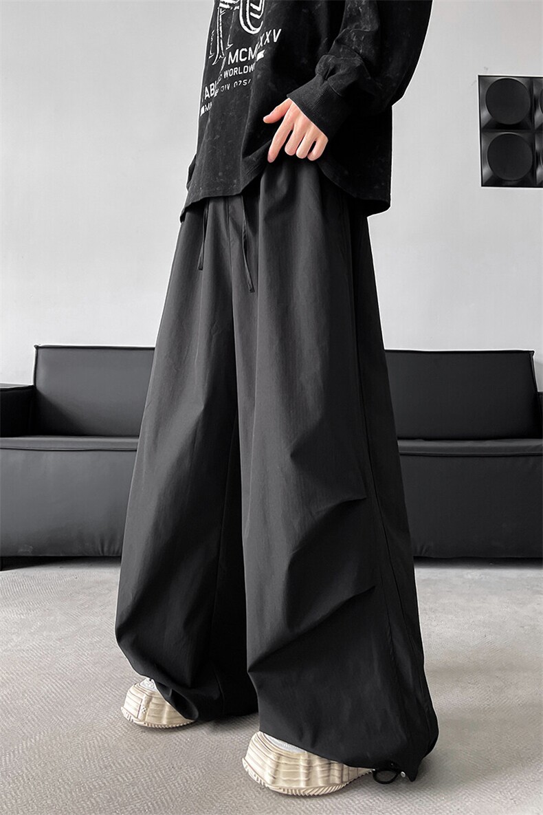 8XL-M特大码美式阔腿运动裤肥仔空气裤男拖地裤K9100P68控88,女装休闲裤,电商D206-1
