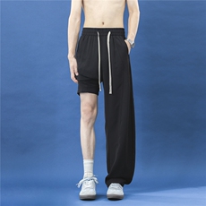 通体舒适凉感透气冰丝垂感薄款宽松休闲裤310A-4-KZ100-特批38，男装休闲裤，星座310A-4