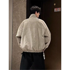 Q52/P76皮衣夹克男韩版潮流蛋白皮面料外套1，男装夹克，星座1506
