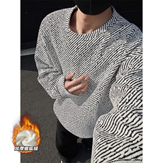 520g高克重雪尼尔斜纹加绒银狐绒长袖卫衣男W5064J加绒-特P40控78，男装卫衣，电商A001-1
