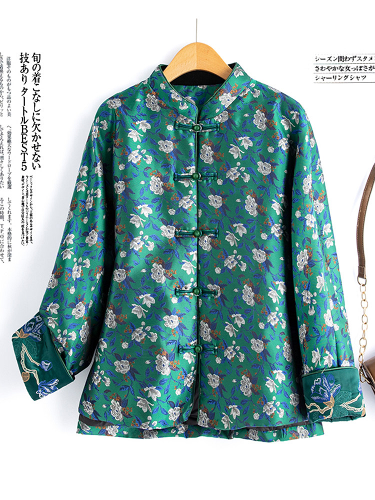 水衣源2607B款提花刺绣短款轻薄新中式羽绒服女,女装羽绒服,水衣源