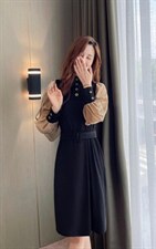 针织连衣裙，女装连衣裙，茶玛