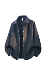 2026年春秋休闲纯色夹克男士潮流百搭宽松外套JK988-P55，男装夹克，星座717