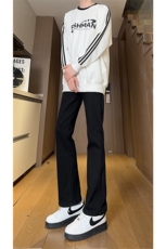 现货主推弹力渐变大码直筒微喇毛边牛仔裤K860-K861-K866-P50，男装牛仔裤，星座205