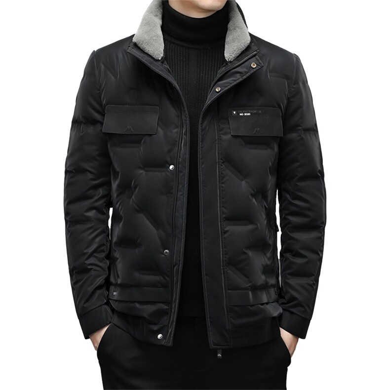 BW21908钱塘2020-2中年男士商务休闲立领冬季厚款羽绒服P240,男装羽绒服,钱塘207-2