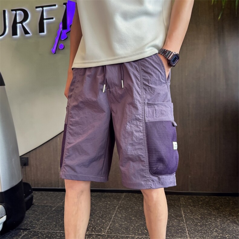 DK891P5878社会小伙风店主风夏季薄款速干短裤五分裤男士,男装牛仔裤,电商B340