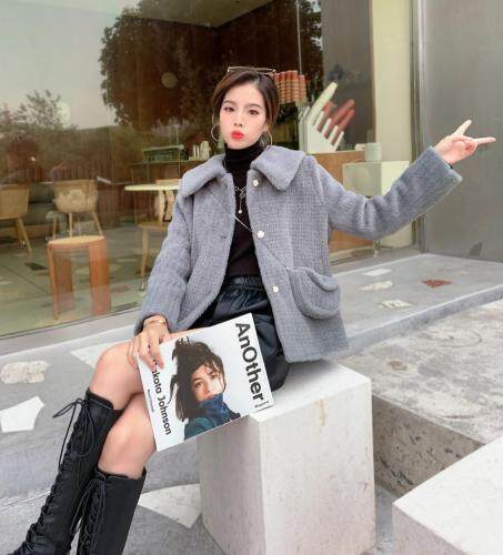 现货皮毛一体欧貂，女装，有声有色