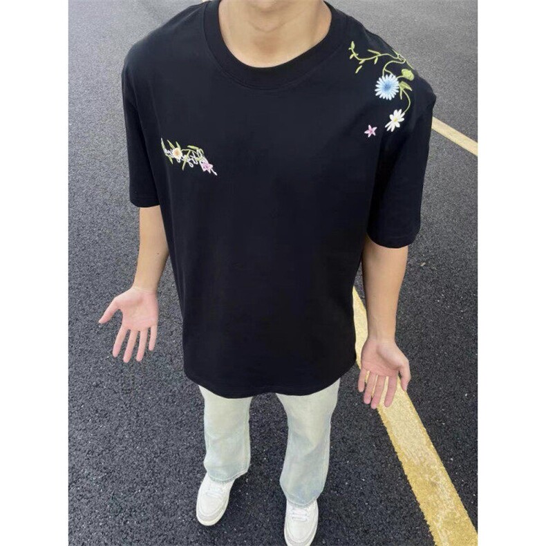 刺绣纯棉潮牌刺绣短袖ZX0155-P35,男装T恤,星座313A(原308A-2)
