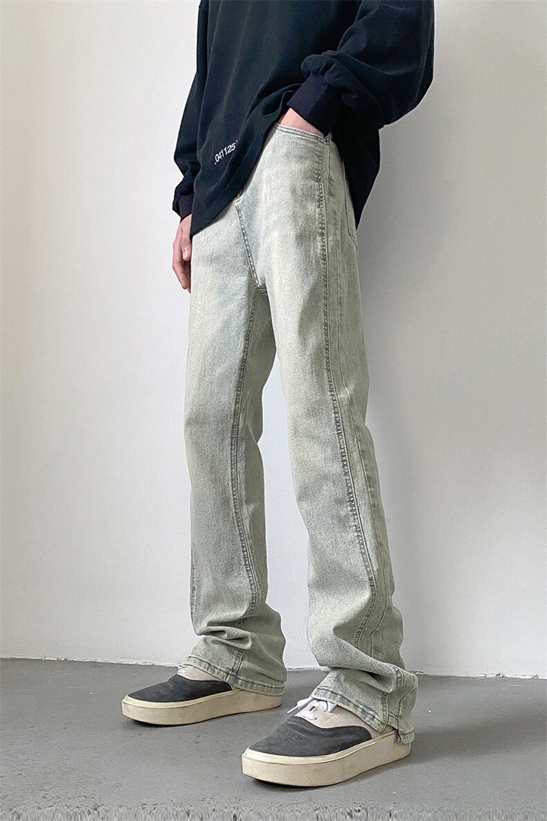 春季品质泥巴黄弹力牛仔裤美潮男女903-OK117-特60（控88）5,男装牛仔裤,星座903