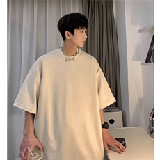 1港风模麂皮绒大码M-5XL短TDT8766P23DK8767P32套装TZ8757P55，男装休闲套装，星座226-2