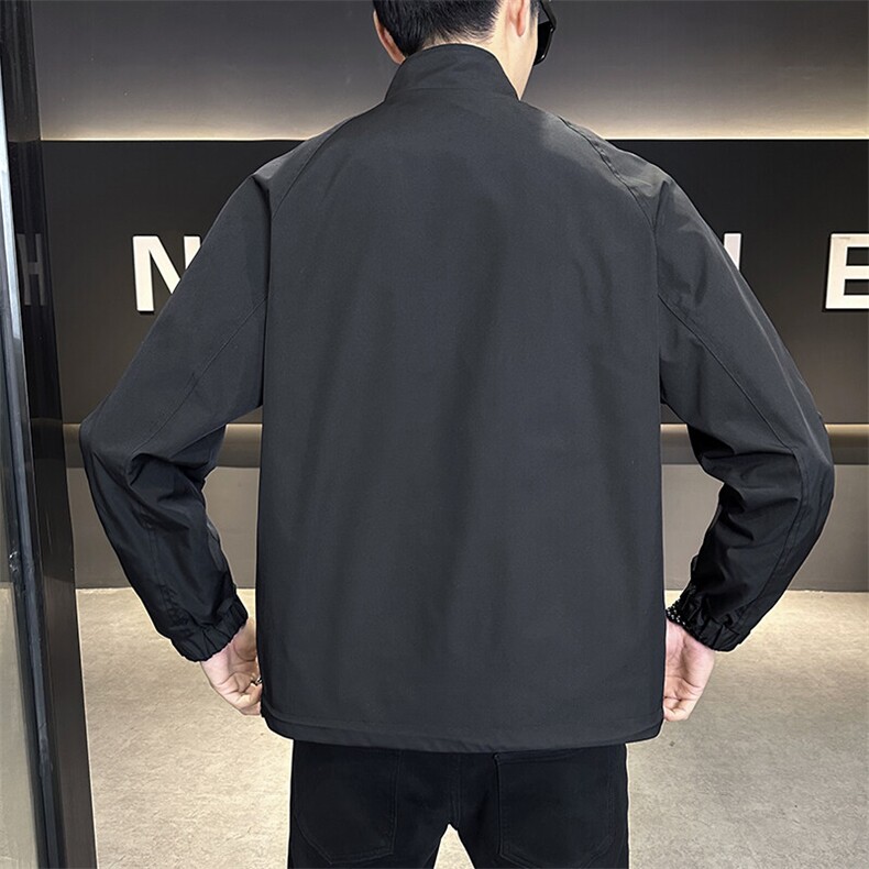 春季新款男士立领工装休闲简约百搭夹克外套上衣8816P70,男装夹克,电商B226-2（原B217-2）
