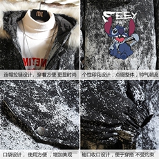 MC49038-P135日系潮衣男大码派克服男工装服外套袄砖墙，男装棉衣，电商A040A
