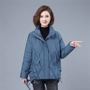 2021年冬季新款潮加厚保暖羽绒棉服女宽松显瘦棉衣女短外套开衫图片