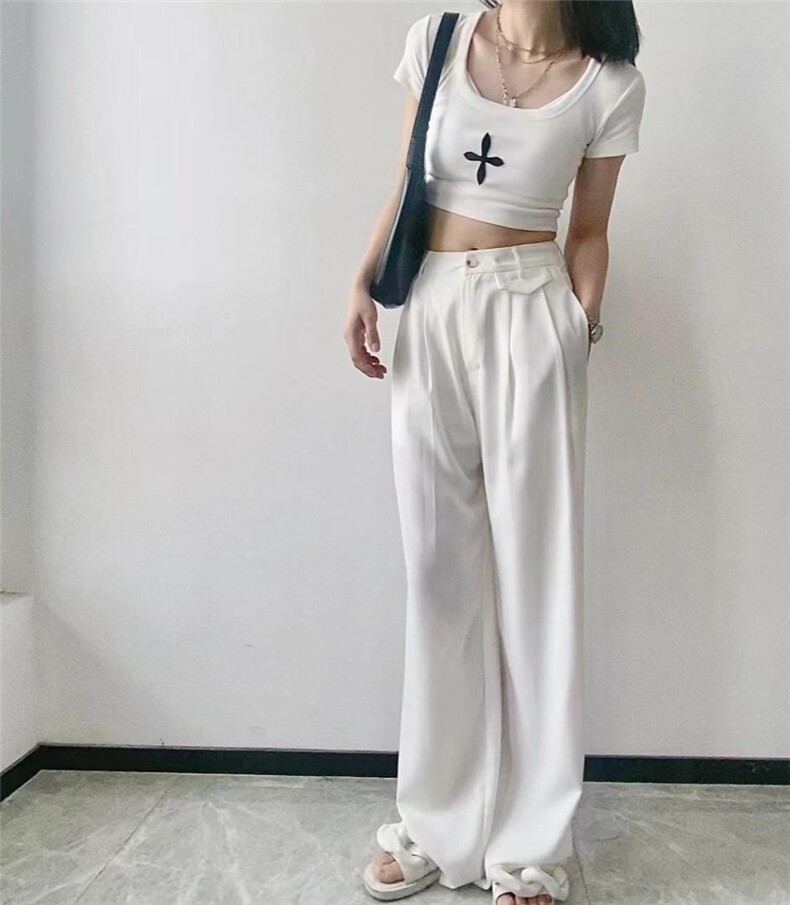 西装裤，女装休闲裤，伊媚儿