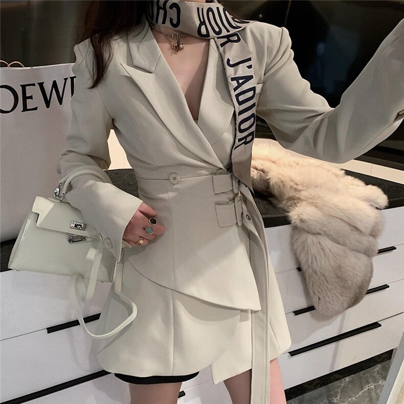 8969收腰西装裙，女装西装，XTZ style