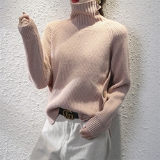 半高领打底衫女2024新款内搭显瘦软糯百搭纯色针织衫，女装羊毛衫，亿东羊绒