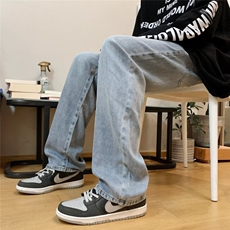 磨白牛仔裤男秋季潮大码休闲裤子高街M868P39，男装牛仔裤，星座1116-2