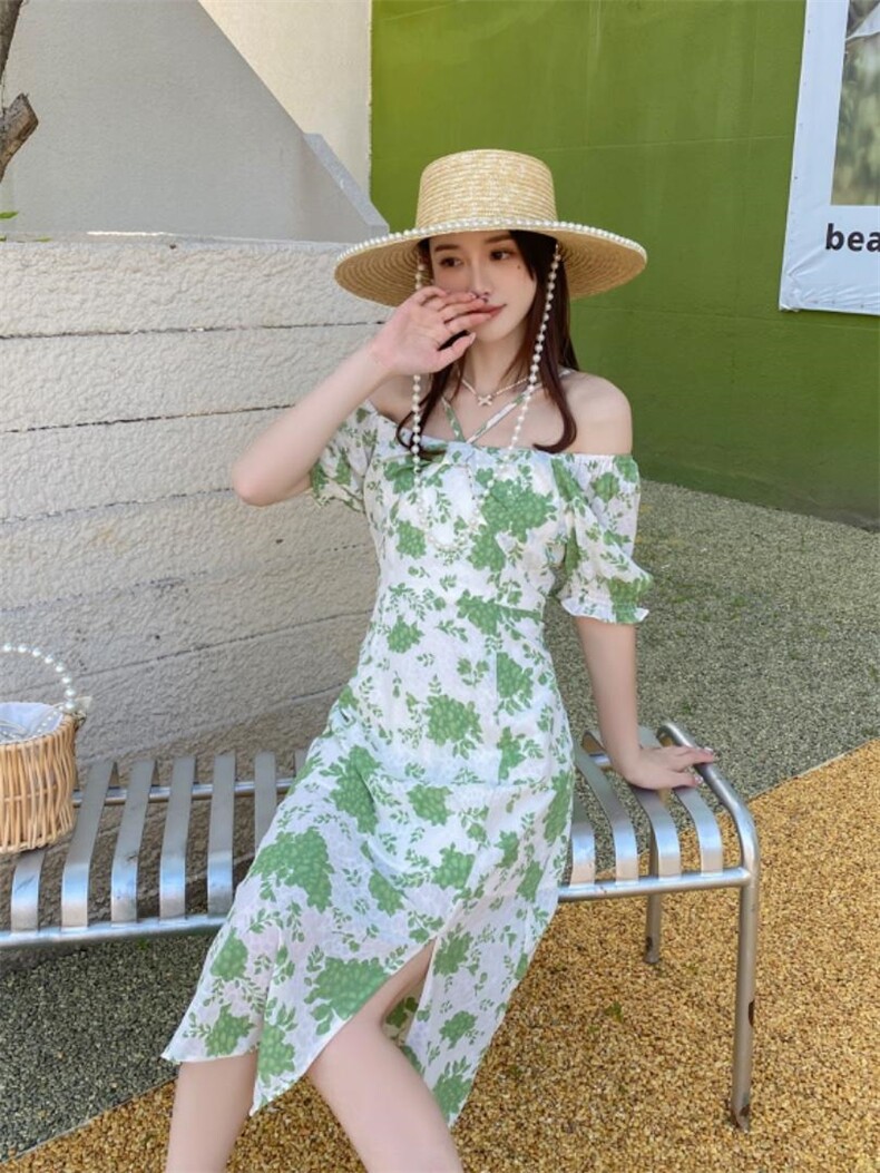 夏季新款碎花连衣裙，女装连衣裙，时尚靓姿