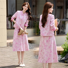 罗得堡2026夏季新款时尚休闲修身两件套2706，女装套装/套裙，罗得堡