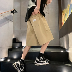 裤子男夏季日系工装直筒短裤宽松五分裤运动休闲裤潮DK0730-P30图片