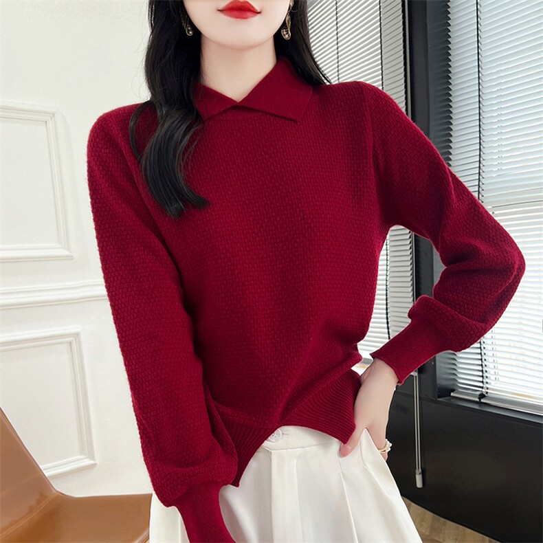 女士秋冬羊毛衫羊毛保暖舒适，女装羊毛衫，蒙莲贝斯