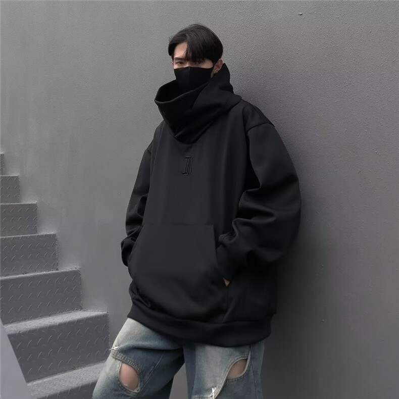堆堆领卫衣男潮ins港风潮流QW24P50,男装卫衣,星座1116-2