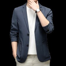 BEA33610钱塘2020-2春秋款中年男士新款简约薄款西服主推款P175，男装西服，钱塘207-2
