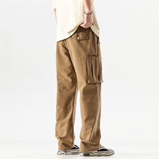 2026春夏款无影墙日系工装裤男纯棉宽松直筒潮牌休闲裤DY553-P70，男装工装外套，电商A178-1