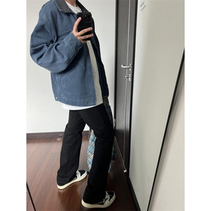 【有货】底特律工装外套男款潮牌高级感拼接夹克JK7704LL-特P68图片