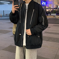 现货春季新款棒球服夹克男飞行员美式上衣外套JK08816-P70，男装夹克，星座308B-2