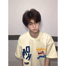 万针全刺绣工艺抖音得物高品质260克重磅纯棉双纱美式高街短袖T恤，男装T恤，电商A486-1