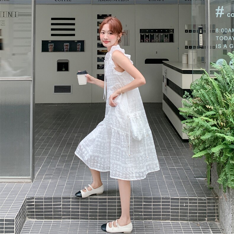 现货新款重工艺蕾丝女甜美减龄韩版送包包连衣裙A2602-P165-K258,女装连衣裙,美静678
