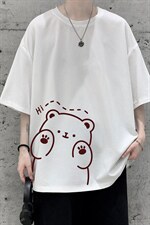 HT73236-P22华夫格t恤男短袖男大码五分袖大皂风，男装T恤，电商A040