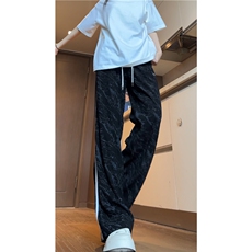 抖音品质秋季新款条纹灯芯绒宽松休闲裤B315-K24300-特p35控68，男装休闲裤，电商B315