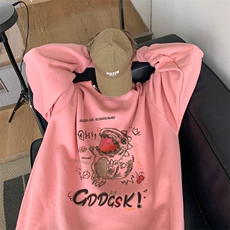 内景春季新款卡通恐龙圆领卫衣男潮宽松打底衫WY9277/P35加绒P45，男装卫衣，电商B316