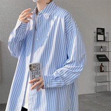 现货CS1106-批45秋冬毛衣卫衣外套的潮流必搭品条纹衬衫，男装针织衫/毛衣，电商A059