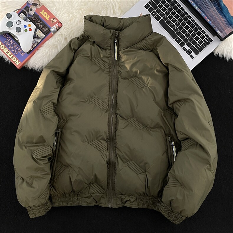 1506-1/MM671/P74冬立领棉衣男潮宽松百搭休闲保暖棉服外套,男装棉衣,星座1506-1