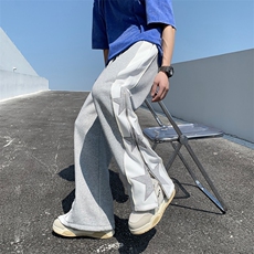 2023新款宽松休闲裤男韩版潮流百搭裤子夏季薄款长裤K097-P40，男装休闲裤，星座308B-1