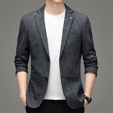 2023秋冬季新款中年男西装时尚休闲西服外套宽松上衣MY812-P180，男装西服，电商B212（原钱塘6029）