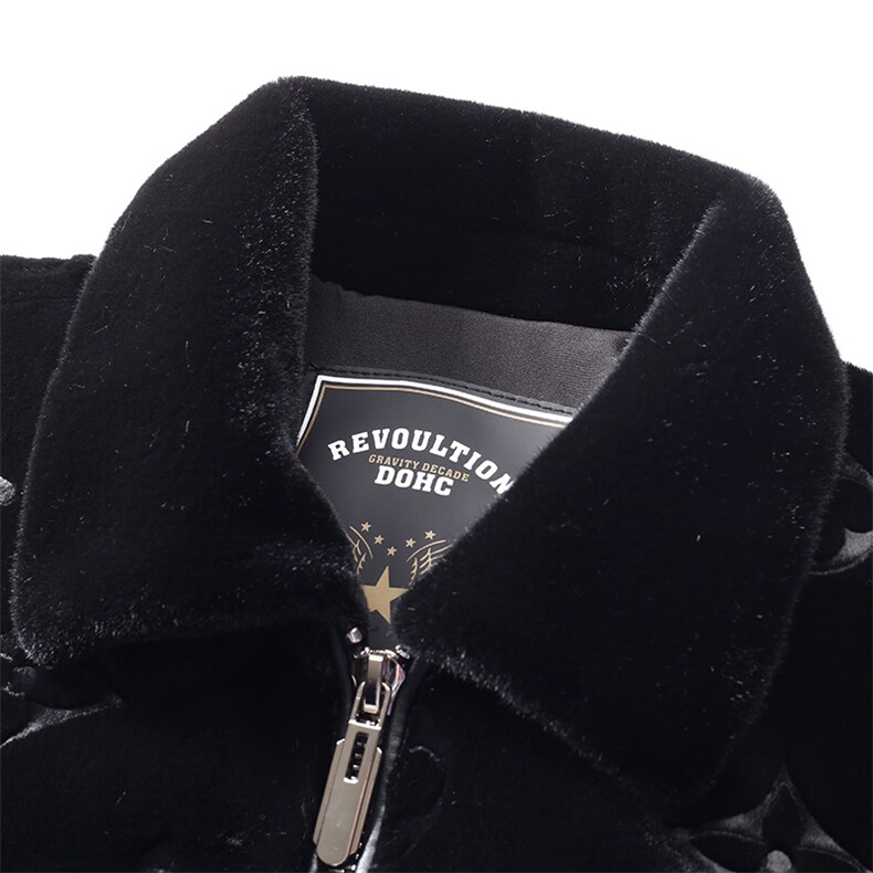 新款中青年男式翻领外套金貂绒保暖休闲夹克外套SNNJDR11801-P350,男装夹克,电商B212（原钱塘6029）