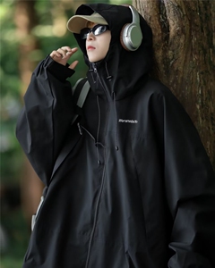 锋衣登山服外套男女春秋夏季户外2023新款防水连帽夹克外套 JK39图片