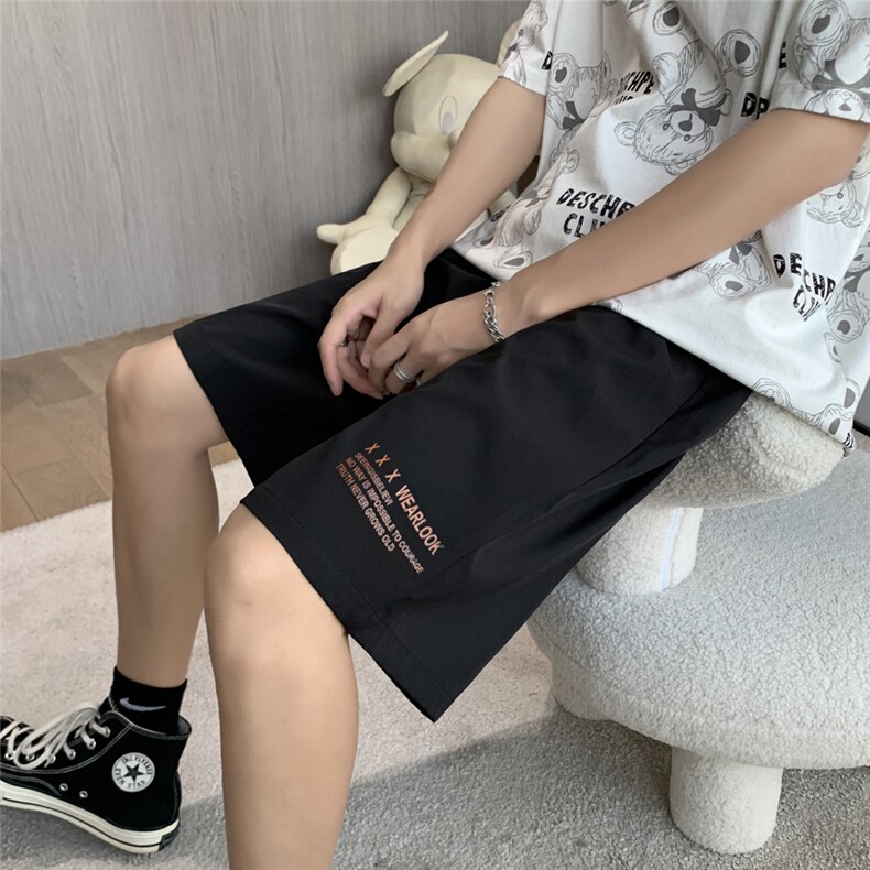 短裤男夏季薄款潮流宽松休闲运动裤外穿五分裤Dk518-特批16，男装休闲裤，星座718-1