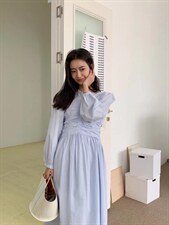 春款连衣裙，女装连衣裙，LUCKY