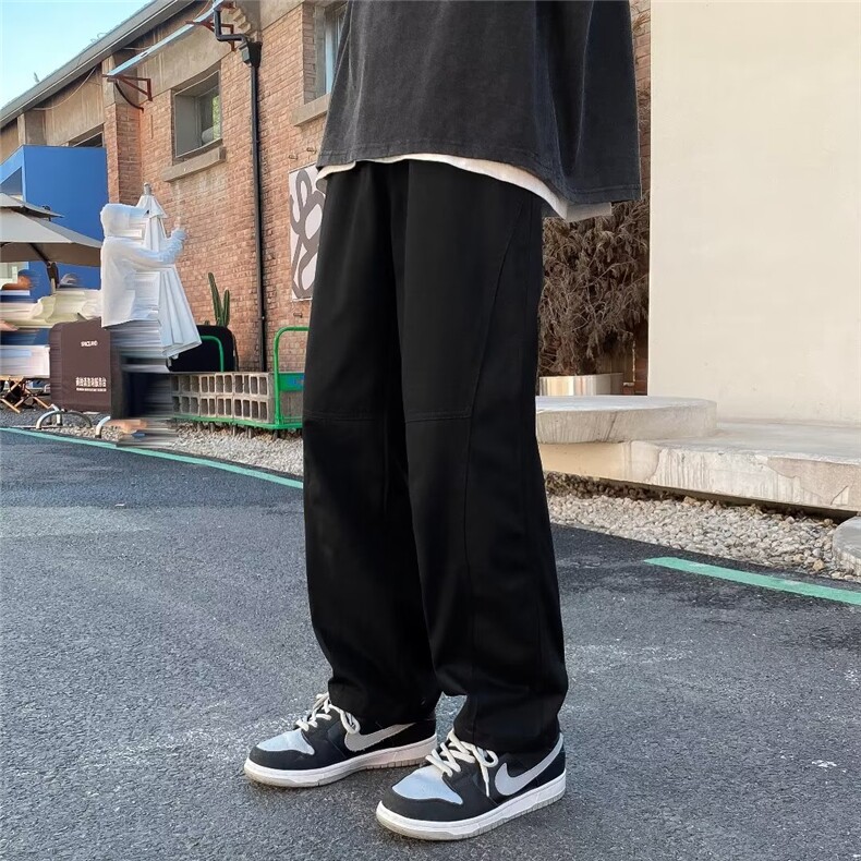 男春季新款港风休闲裤纯棉K2927P35,男装休闲裤,星座1116-2