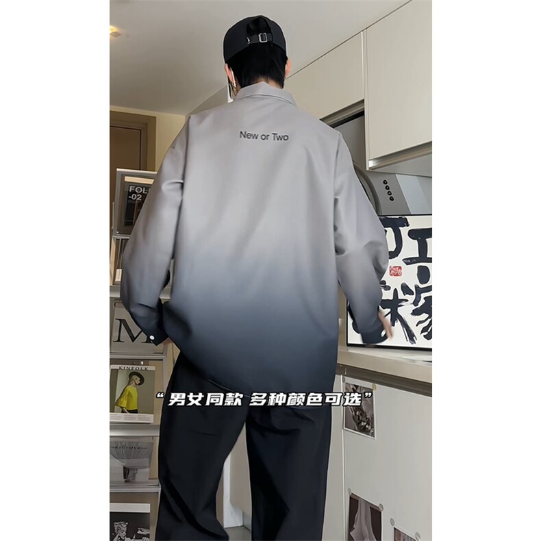 （现货）春季渐变长袖衬衫男X1213-DY155-P50控68,男装衬衫,星座1213