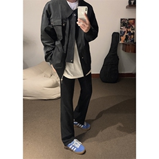 B221美式ins高街暗黑金属感宽松休闲外套上衣SY2303-P90控118，男装夹克，电商B221